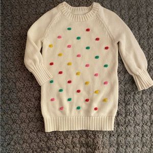 Baby Gap Textured Dot Sweater Dress